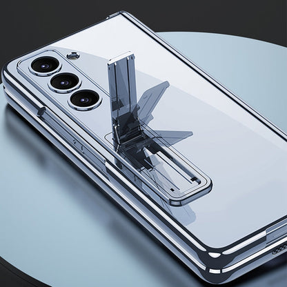 For Samsung Galaxy Z Fold6 GKK Integrated Magnetic Fold Hinge Phantom Phone Case(Titanium Gray)