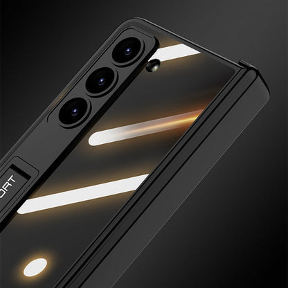 For Samsung Galaxy Z Fold6 GKK Integrated Magnetic Fold Hinge Phantom Phone Case(Titanium Gray)