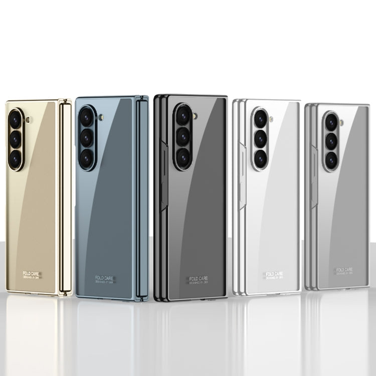For Samsung Galaxy Z Fold6 GKK Big Hole Electroplating Phantom Full Coverage Phone Case(Silver)