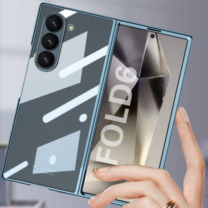 For Samsung Galaxy Z Fold6 GKK Big Hole Electroplating Phantom Full Coverage Phone Case(Silver)