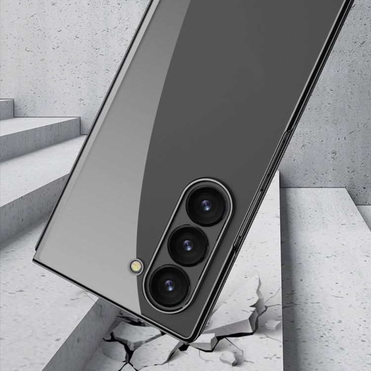 For Samsung Galaxy Z Fold6 GKK Big Hole Electroplating Phantom Full Coverage Phone Case(Silver)