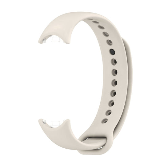For Xiaomi Smart Band 10 / 9 / 8 MIJOBS Metal Buckle Solid Color Silicone Watch Band(Grey)