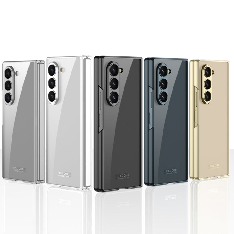 For Samsung Galaxy Z Fold6 GKK Integrated Electroplating Phantom Full Coverage Phone Case(Transparent)