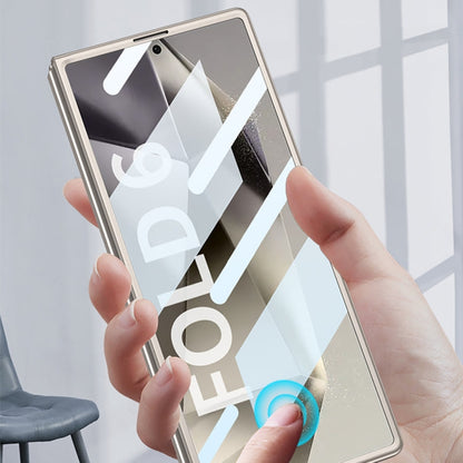 For Samsung Galaxy Z Fold6 GKK Integrated Electroplating Telescope Full Coverage Phone Case(Titanium Gray)