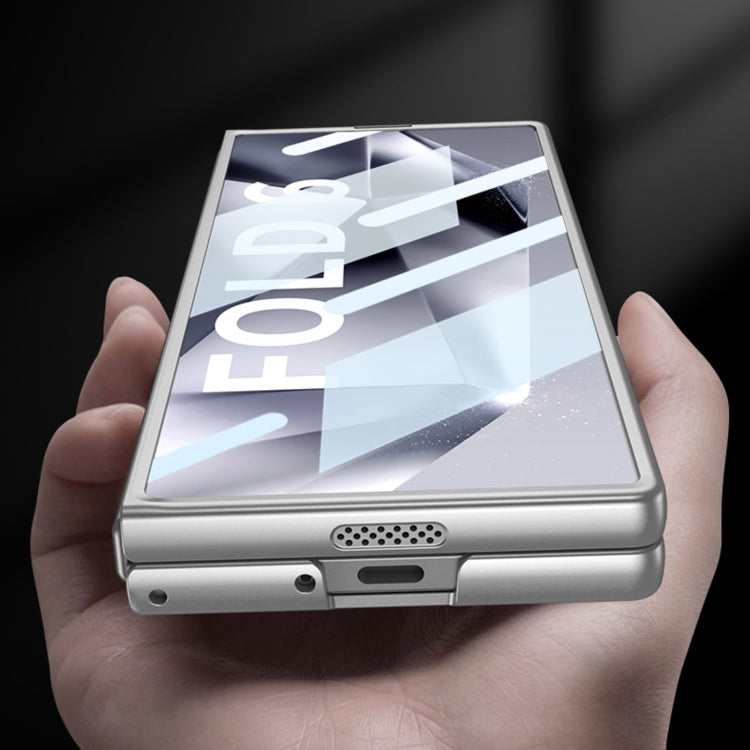 For Samsung Galaxy Z Fold6 GKK Integrated Electroplating Telescope Full Coverage Phone Case(Silver)