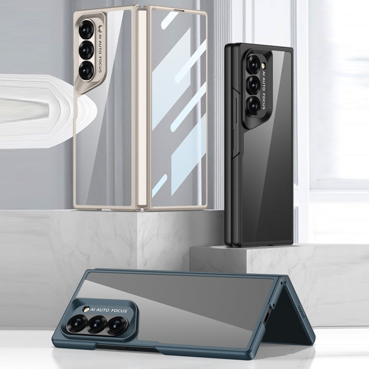 For Samsung Galaxy Z Fold6 GKK Integrated Electroplating Telescope Full Coverage Phone Case(Black)