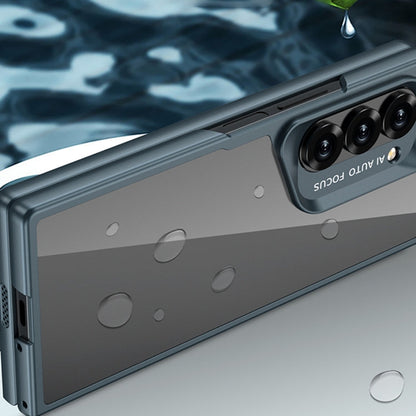 For Samsung Galaxy Z Fold6 GKK Integrated Electroplating Telescope Full Coverage Phone Case(Black)