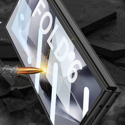 For Samsung Galaxy Z Fold6 GKK Integrated Electroplating Telescope Full Coverage Phone Case(Black)