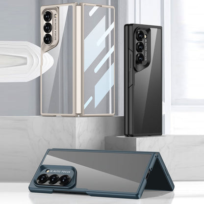 For Samsung Galaxy Z Fold6 GKK Integrated Electroplating Telescope Full Coverage Phone Case(Mountain Gray)