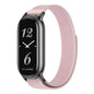 For Xiaomi Smart Band 9 / 8 MIJOBS Nylon Watch Band Wristband(Pink Black)