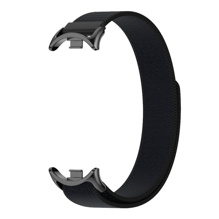 For Xiaomi Smart Band 9 / 8 MIJOBS Nylon Watch Band Wristband(Black)