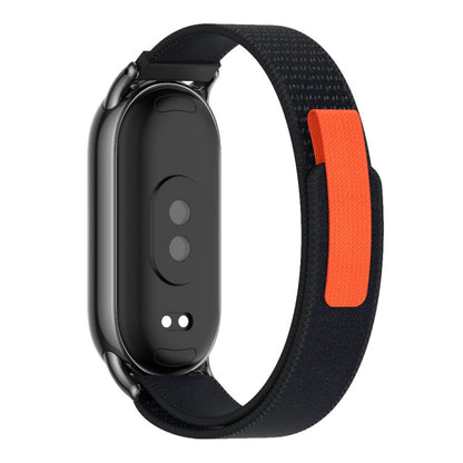 For Xiaomi Smart Band 9 / 8 MIJOBS Nylon Watch Band Wristband(Black)