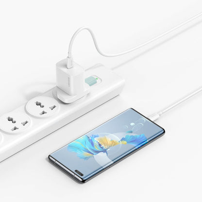 USAMS CC227 20W Fast Charging Charger Set, USB-C / Type-C to USB-C / Type-C(UK Plug)