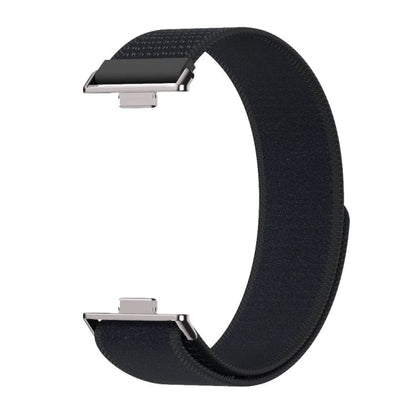 For Huawei Watch Fit3 MIJOBS Nylon Watch Band Wristband(Black)