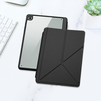 For Samsung Galaxy Tab S6 Lite 2024 DUX DUCIS Magi Series Smart Leather Tablet Case(Black)