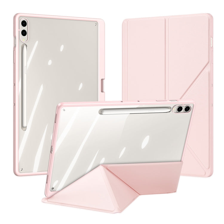 Pour étui de tablette en cuir intelligent DUX DUCIS Magi Series pour Samsung Galaxy Tab S10+ (rose)