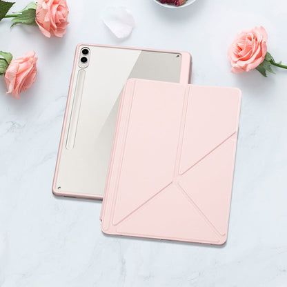 Pour étui de tablette en cuir intelligent DUX DUCIS Magi Series pour Samsung Galaxy Tab S10+ (rose)
