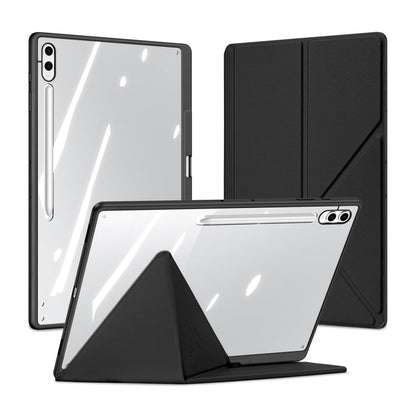 Pour étui de tablette en cuir intelligent DUX DUCIS Magi Series pour Samsung Galaxy Tab S10 Ultra (noir)