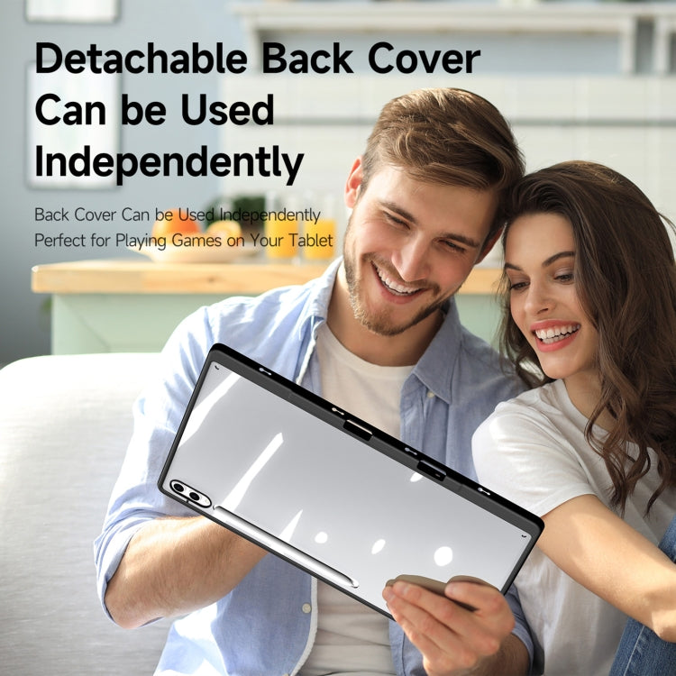 Pour étui de tablette en cuir intelligent DUX DUCIS Magi Series pour Samsung Galaxy Tab S10 Ultra (noir)