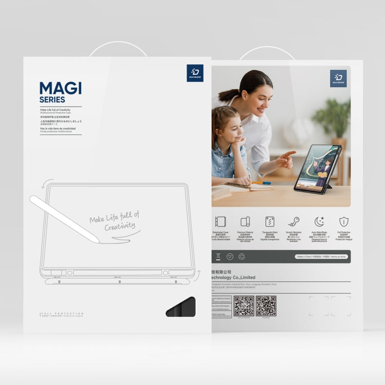 Pour étui de tablette en cuir intelligent DUX DUCIS Magi Series pour Samsung Galaxy Tab S10 Ultra (noir)