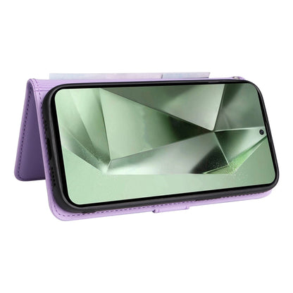 For Samsung Galaxy S24 FE 5G BETOPNICE BN-005 2 in 1 Detachable Imitate Genuine Leather Phone Case(Light Purple)