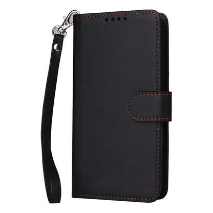 For Galaxy S24 FE 5G BETOPNICE BN-005 2 in 1 Detachable Imitate Genuine Leather Phone Case(Black)