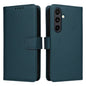 Pour Samsung Galaxy S24 FE 5G BETOPNICE BN-005 Étui de téléphone détachable 2 en 1 en simili cuir véritable (Bleu)