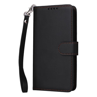 For Samsung Galaxy S25 5G BETOPNICE BN-005 2 in 1 Detachable Imitate Genuine Leather Phone Case(Black)