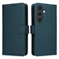 Pour Samsung Galaxy S25 5G BETOPNICE BN-005 Étui de Téléphone Détachable 2 en 1 en Simili Cuir Véritable (Bleu)