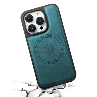 For iPhone 14 / 13 Denior A13 Skin Feel MagSafe Phone Case(Blue)