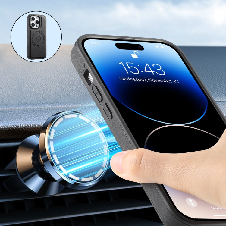 For iPhone 13 Pro Max Denior A13 Skin Feel MagSafe Phone Case(Black)