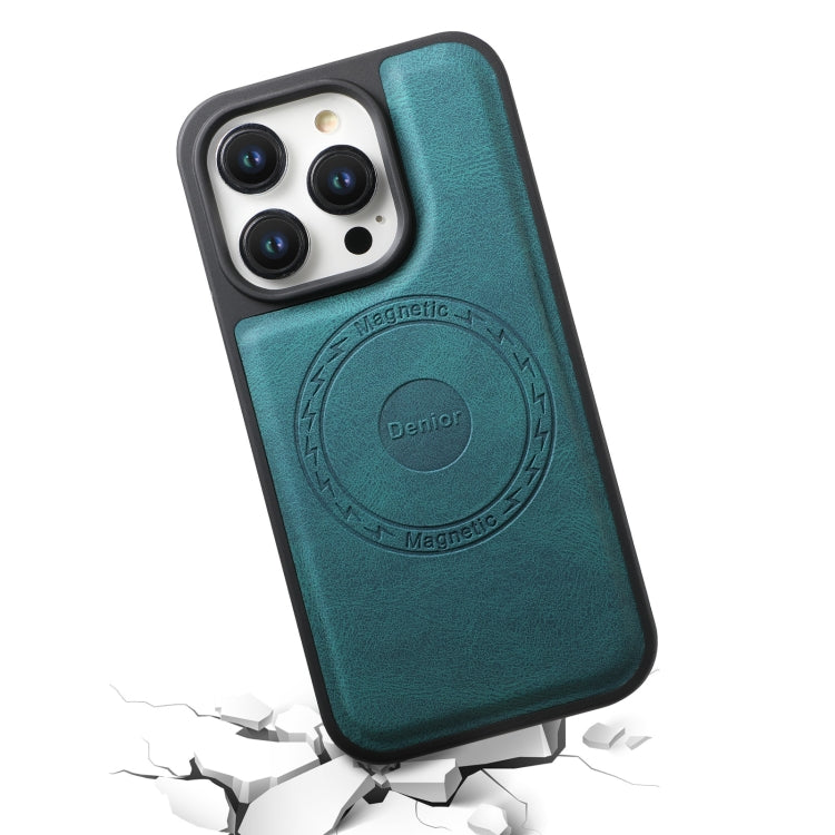 For iPhone 16 Pro Denior A13 Skin Feel MagSafe Phone Case(Blue)