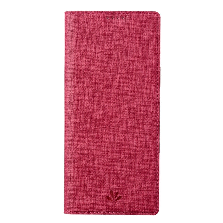 For Sharp Aquos Wish4 ViLi DMX Series TPU + PU Leather Magnetic Phone Case(Rose Red)