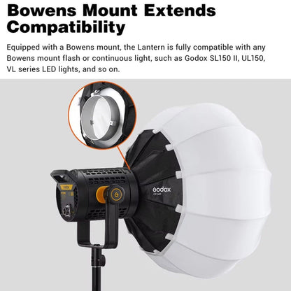 Godox Folding Lantern Softbox Bowens Mount Softbox, Model:CS-65D