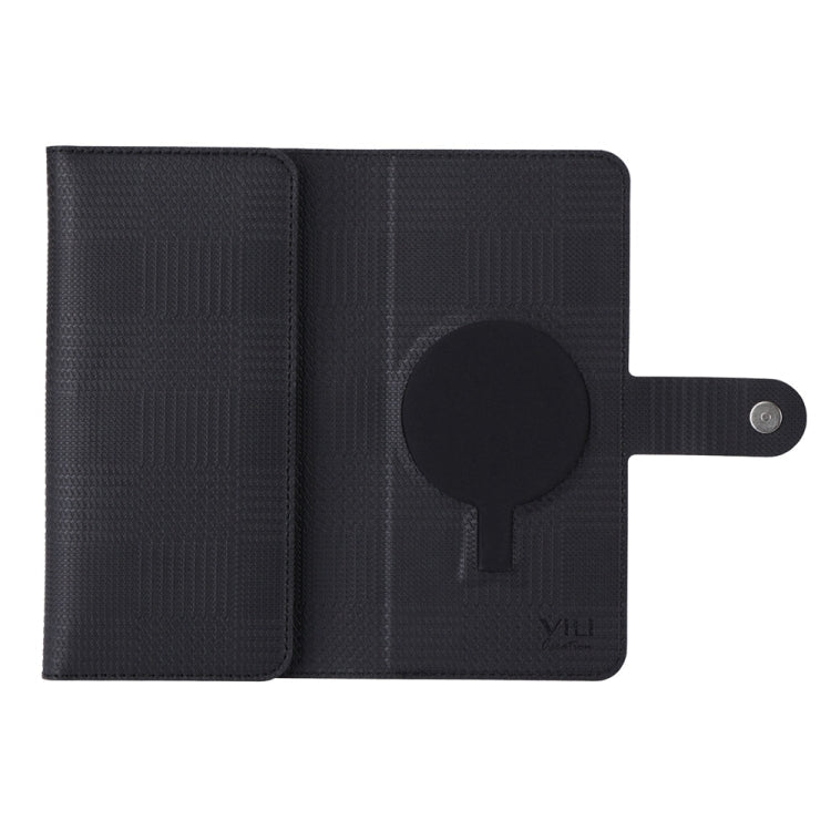 For Samsung Galaxy S24 5G ViLi GHB-C Series RFID MagSafe Magnetic Flip Leather Phone Case(Black)