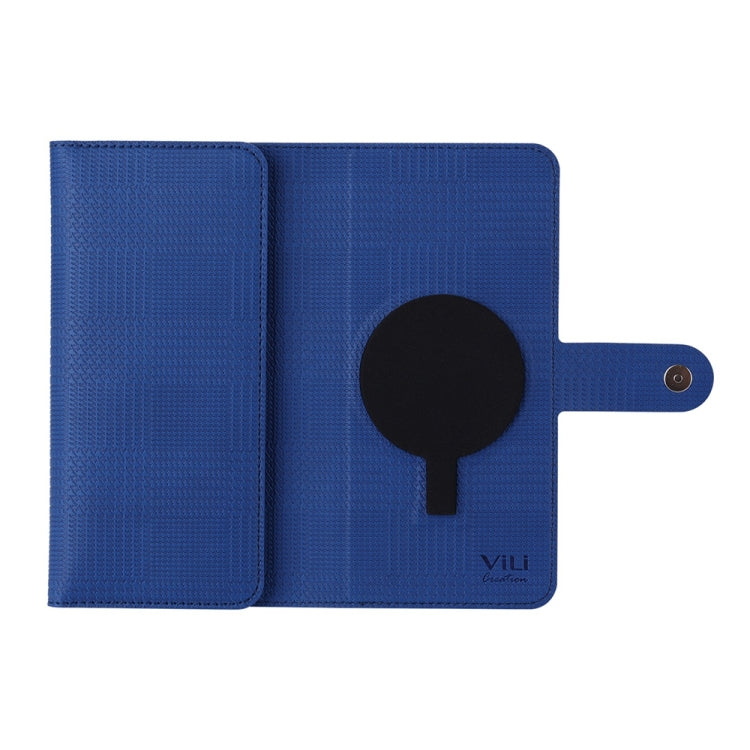 For Samsung Galaxy S24 5G ViLi GHB-C Series RFID MagSafe Magnetic Flip Leather Phone Case(Blue)