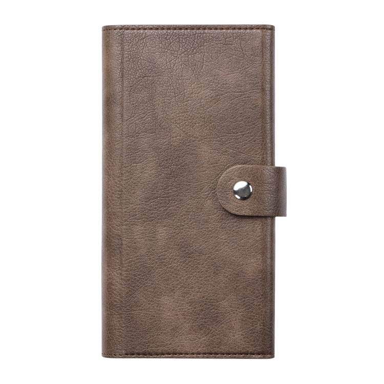 For iPhone 16 Pro ViLi GVA Series MagSafe Magnetic RFID Leather Phone Case(Coffee)