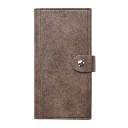 For iPhone 16 Pro ViLi GVA Series MagSafe Magnetic RFID Leather Phone Case(Coffee)