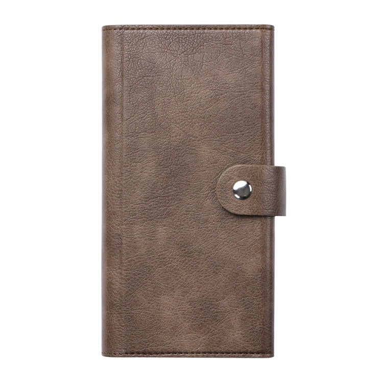 For iPhone 16 ViLi GVS Series MagSafe Magnetic RFID Leather Phone Case(Coffee)