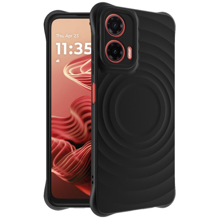 For Motorola Moto G35 5G IMAK UC-6 Series Manbo Frosting Soft Phone Case(Black)