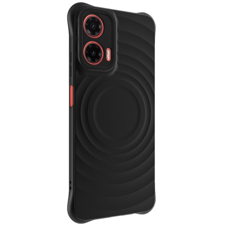 For Motorola Moto G35 5G IMAK UC-6 Series Manbo Frosting Soft Phone Case(Black)