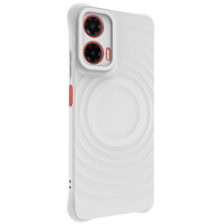 For Motorola Moto G35 5G IMAK UC-6 Series Manbo Frosting Soft Phone Case(White)
