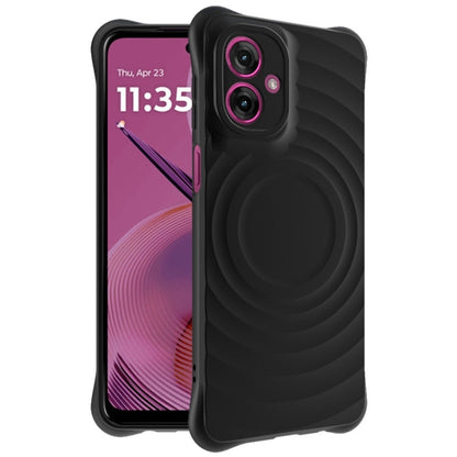 For Motorola Moto G55 5G IMAK UC-6 Series Manbo Frosting Soft Phone Case(Black)