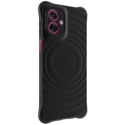 For Motorola Moto G55 5G IMAK UC-6 Series Manbo Frosting Soft Phone Case(Black)