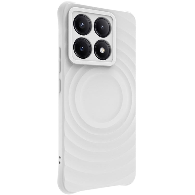 For Xiaomi 14T IMAK UC-6 Series Manbo Frosting Soft Phone Case(White)