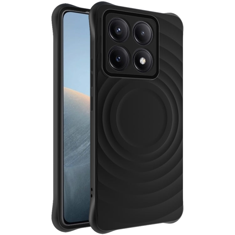 Pour Xiaomi 14T Pro Coque Souple Givrée IMAK UC-6 Series Manbo (Noir)