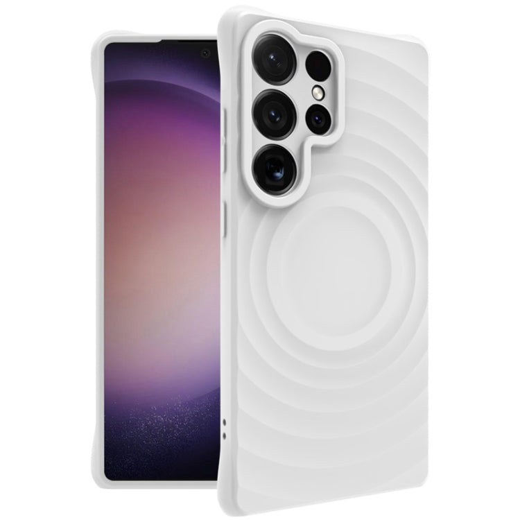 Pour Samsung Galaxy S25 Ultra 5G IMAK UC-6 Series Étui de protection souple Manbo Frosting (Blanc)