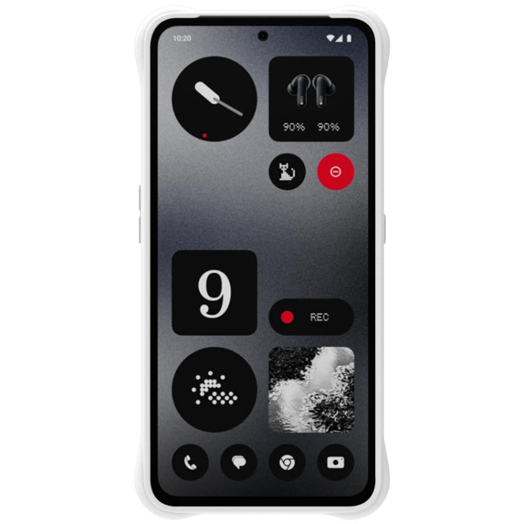 For Nothing CMF Phone 1 IMAK UC-6 Series Manbo Frosting Soft Phone Case(White)