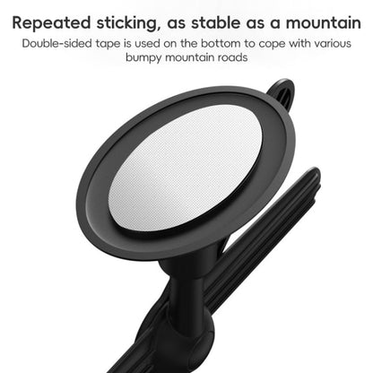 3R-2167 Creative Windmill Rotating Hidden Temporary Car Parking Card(Black)