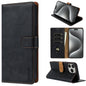 For iPhone 16 Pro N.BEKUS CSJ-P1 Solid Color Leather Phone Case(Black)